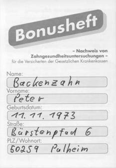 Abbildung "Bonusheft"